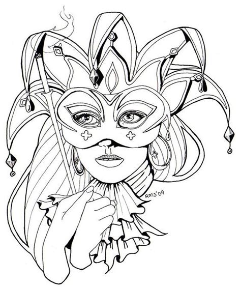 Carnivale Lines Dessin Carnaval Coloriage Carnaval Dessin Coloriage