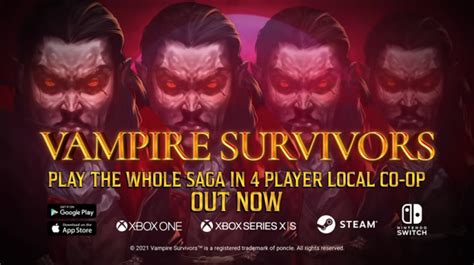 Vampire Survivors Local Co Op Release Trailer Information Gamegrin