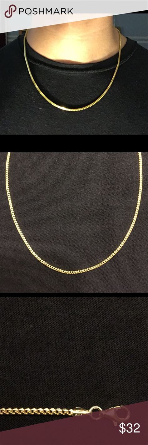 Gold Chain Vermeil Franco 20in 2mm .925 Italy | Gold chains, Chain, 925 ...