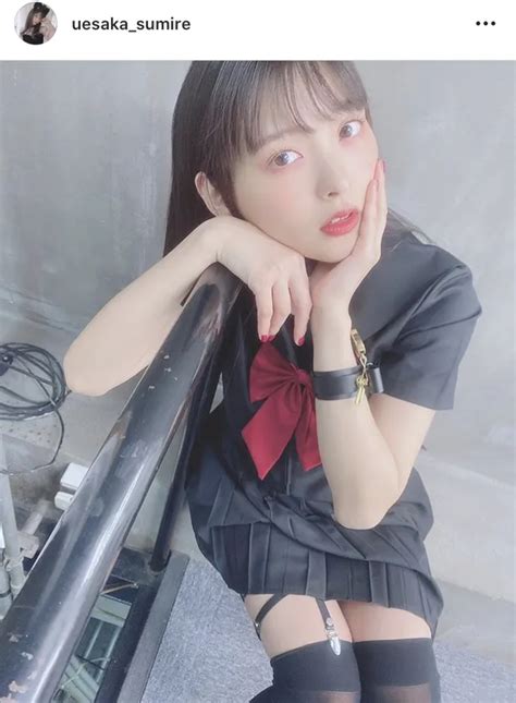 画像 人気声優・上坂すみれ、“挑発的”黒セーラーshotに絶賛「絶対領域セクシーすぎ」「ガーターベルト最高」211 Webザテレビジョン