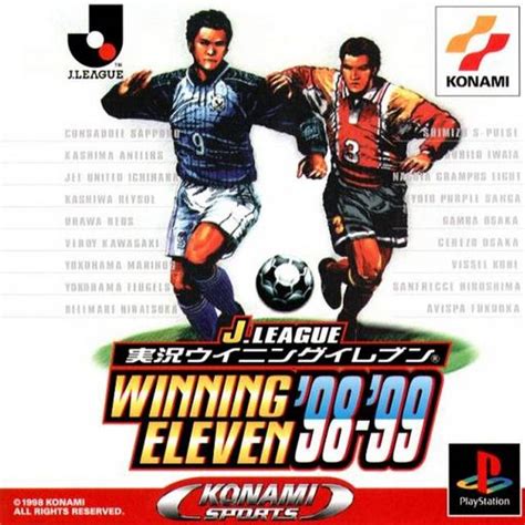 J League Jikkyou Winning Eleven 98 99 For Sony Playstation The