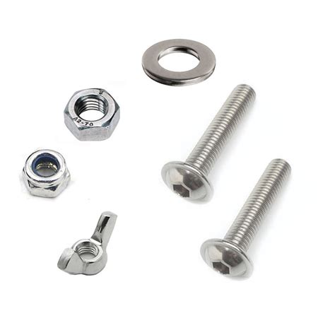 Flange Button Screw Set With Nut And Washers Universal Hardware