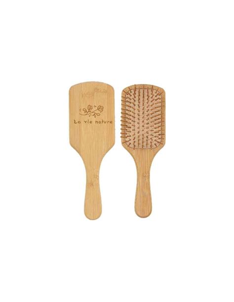 Brosse Cheveux En Bois De Bambou La Vie Nature