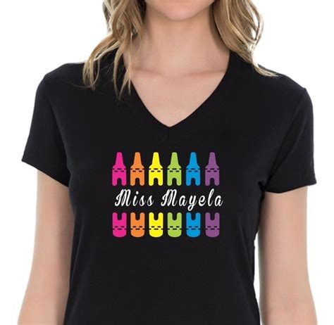 Playera Maestra Miss Crayolas Educadora Env O Gratis