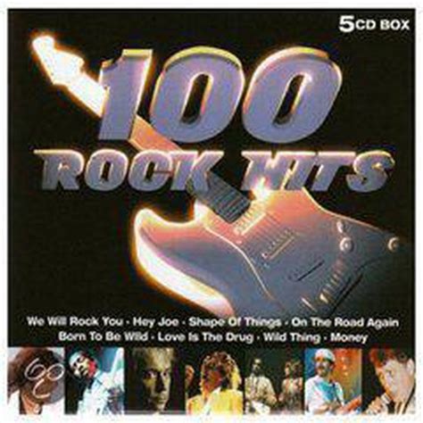 100 Rock Hits Various Cd Album Muziek