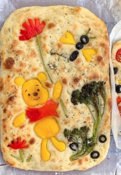 Focaccia Bread Art With Herbs And Vegetables Edible Art Artofit