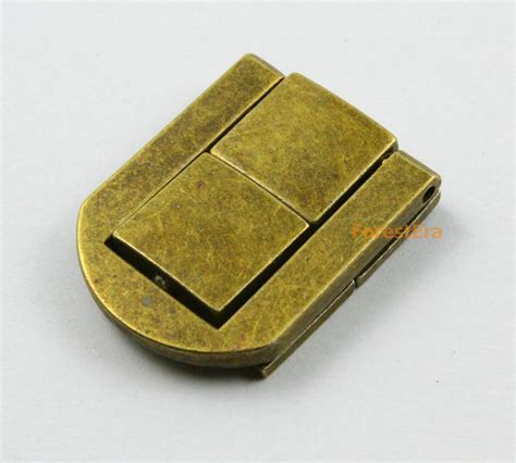 1pcs Antique Brass Jewelry Box Hasp Latch Lock 25x30mm With Etsy