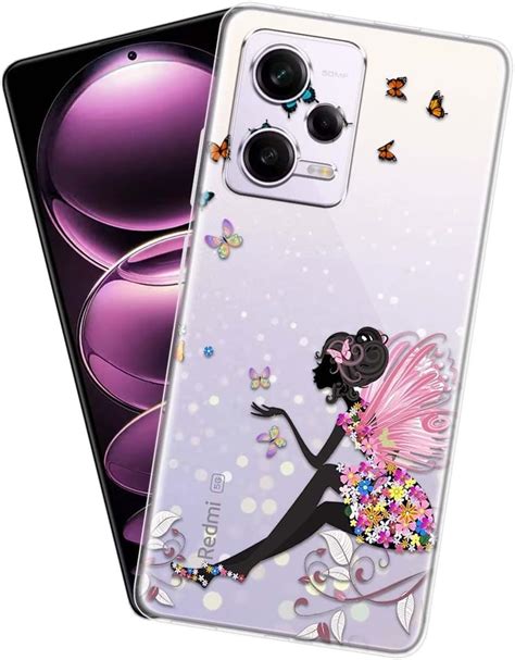 Fashionury Designer Printed Soft Silicone Back Case Cover For Redmi