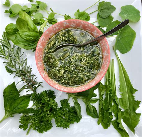 Wild Herb Pesto Amina Eastham Hillier