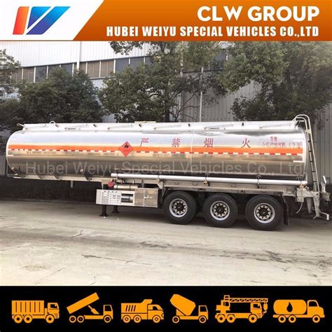 3 Axles Gasoline Tanker Trailer Diesel Semi Trailer Fuel Tanker Trailer China 48cbm Fuel