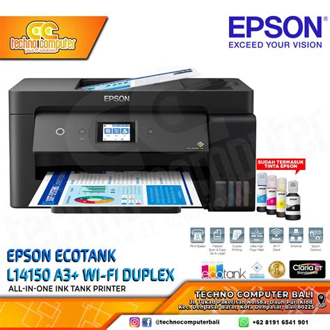 PRINTER EPSON EcoTank L14150 A3 Wi Fi Duplex All In One InkTank