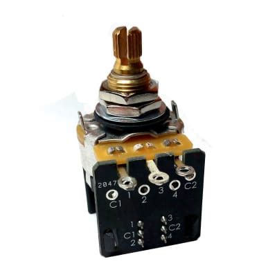 CTS PUSH PULL Guitar Potentiometer 500K Logarithmic Pot Reverb UK