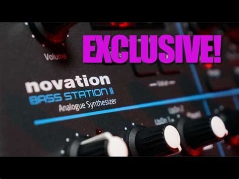 Novation Bass Station Ii Analog Synthesizer Kytary At