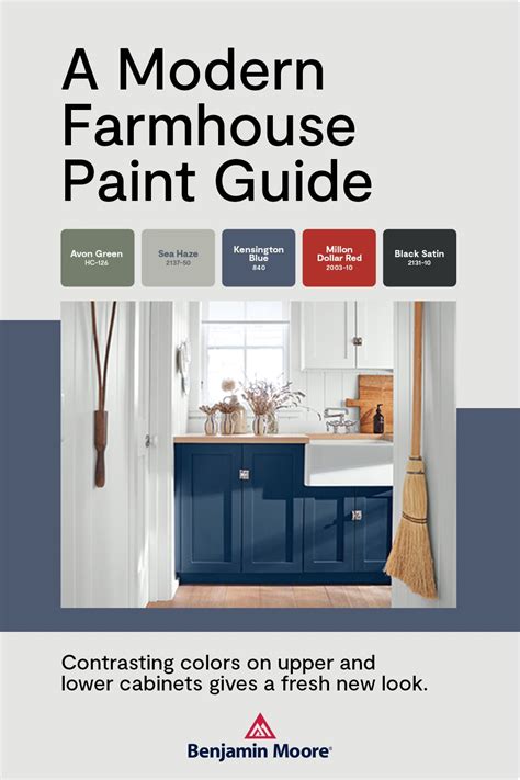 Modern Farmhouse Paint Color Palette Benjamin Moore Paint Color