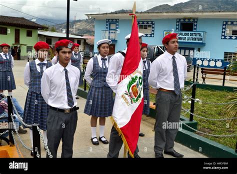 Girls In School Uniform Peru Hi Res Stock Photography And Images Alamy
