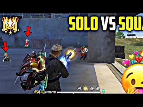 Rank Push Solo Vs Squad In Bermuda 18 Kill Garena Free Fire