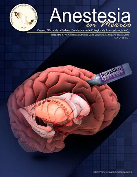 Anestesia en México 2023 Volumen 35 Número 2 anestesia en mexico