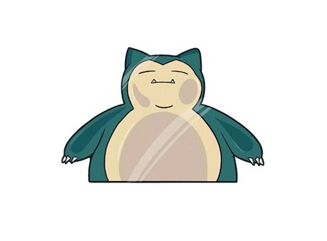 Snorlax Car Sticker Pokemon OtakuStore Gr