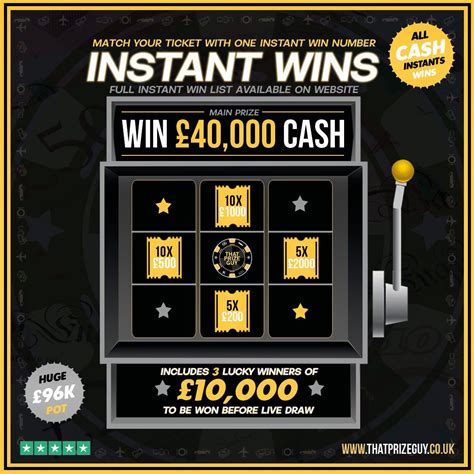 How Instant Wins Work That Prize Guy