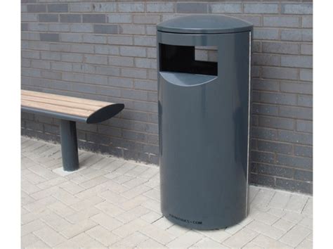 Zenith® Stainless Steel Litter Bin Furnitubes Esi External Works