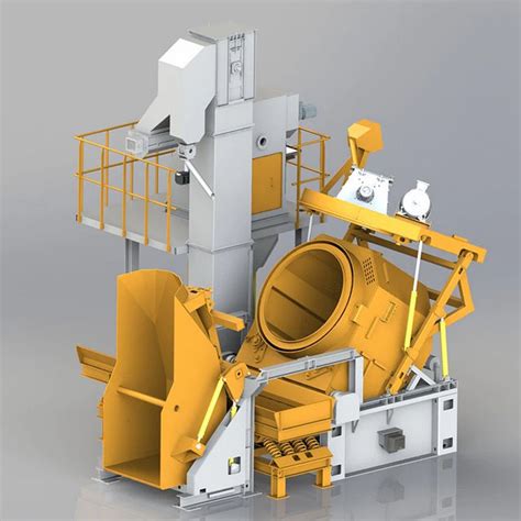 滚筒抛丸机 KT700 Shandong Kaitai Shot Blasting Machinery Share Co 注模