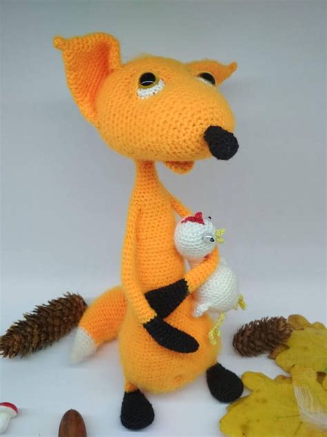 Игрушка лиса Мягкая игрушка Вязание крючком Лиса вязание | Crochet fox ...
