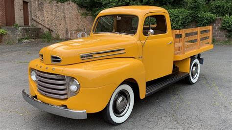 1948 Ford F1 Stake Bed Pickup At Harrisburg Pa Lot W183