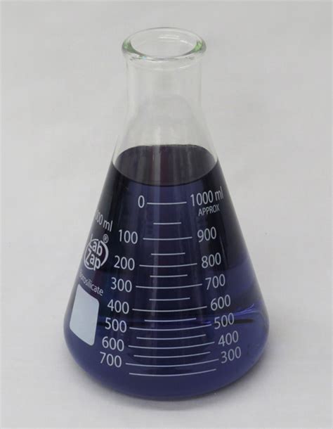 6162 9 001 Erlenmeyer Flask Borosilicate Glass Lab Zap 1000mL