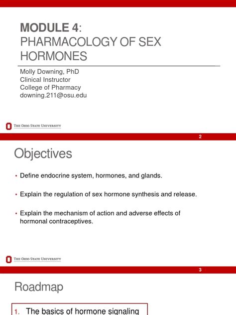 Pharmacology Of Sex Hormones Molly Downing Phd Clinical Instructor College Of Pharmacy Downing