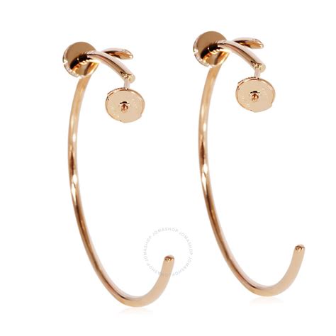 Cartier Pre Owned Cartier Juste Un Clou Earrings In K Rose Gold