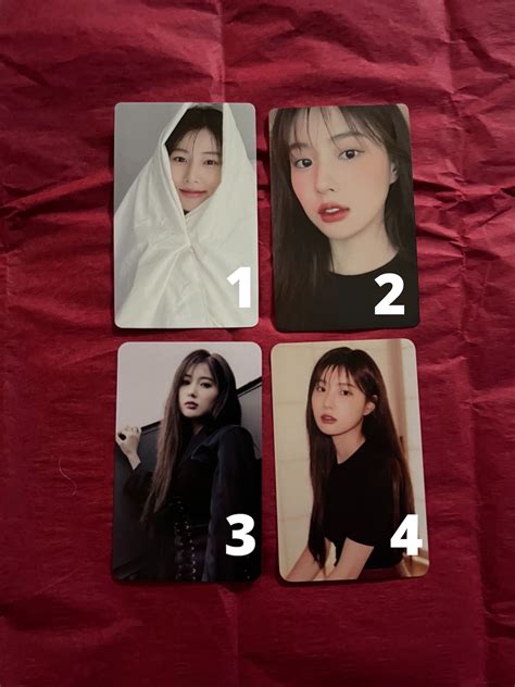 Kang Hyewon Apple Music Pre Order Benefit Photocard Etsy