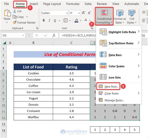 How to Create a Rating Scale in Excel (4 Easy Ways) - ExcelDemy