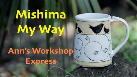 How To Make Mishima Pottery Without The Mess Youtube