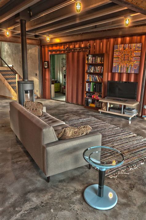 Shipping Container House By Studio H T Container House Interior