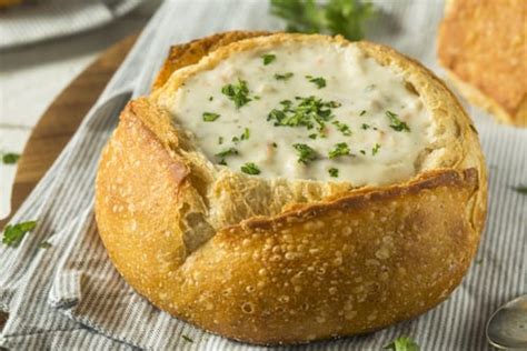 Fisherman's Wharf Clam Chowder Bread Bowl Recipe - Recipes.net