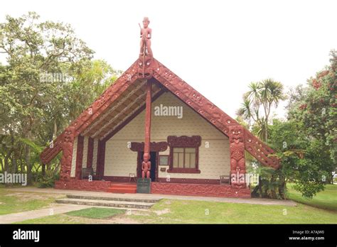 New Zealand Waitangi Treaty House And Grounds Whare Runanga Maori