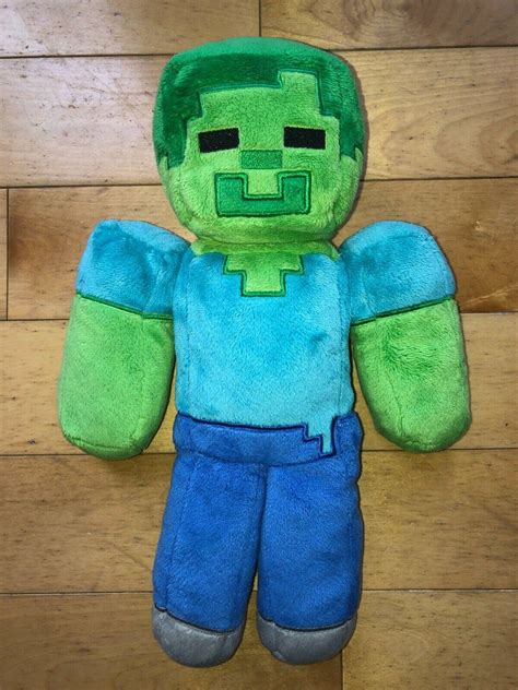 Minecraft Jinx Creeper Zombie Steve 12 Plush Stuffed Toy No Tag 3939231035