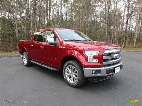 2016 Ruby Red Ford F150 Lariat Supercrew 4x4 110944129 Photo 1