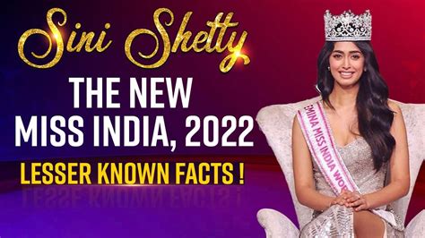 Miss India World 2022 Karnataka Sini Shetty Bags Miss India 2022 Crown