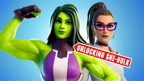 Unlocking She Hulk Jennifer Walters Awakening Challenges Fortnite Youtube