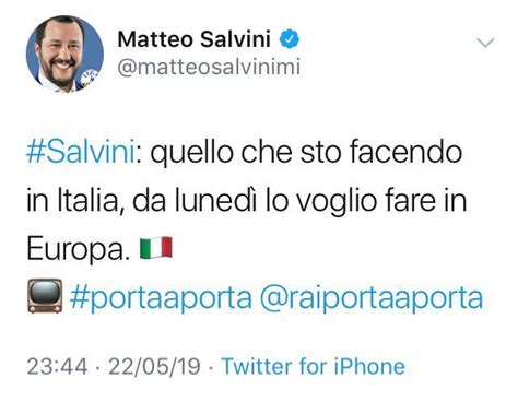 David Carretta On Twitter Matteo Salvini Aveva Promesso Di Fare In