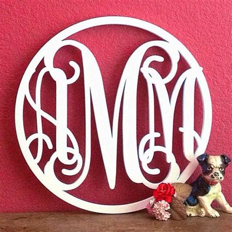 Wooden Monogram Unpainted Wood Monogram Wooden Letters Large Wood Monogram Nursery Monogram ...