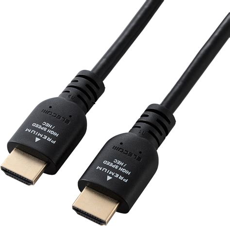 Amazon エレコム HDMI ケーブル 1m プレミアム 4K2K 60Hz Premium HDMI R Cable規格認証