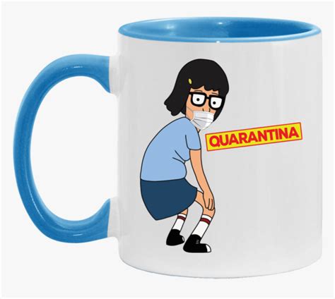 Tina Belcher Twerk Bobs Burgers Quarantina Mug Cup Drawing Tina Bobs