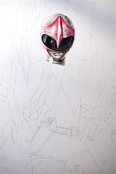 Power Rangers Artwork Pink Power Ranger — The Art Gear Guide