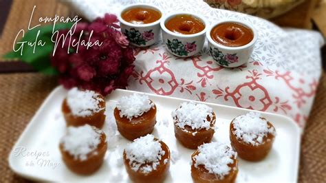 Kuih Tradisi Lompang Gula Melaka Traditional Gula Melaka Kueh Lompang