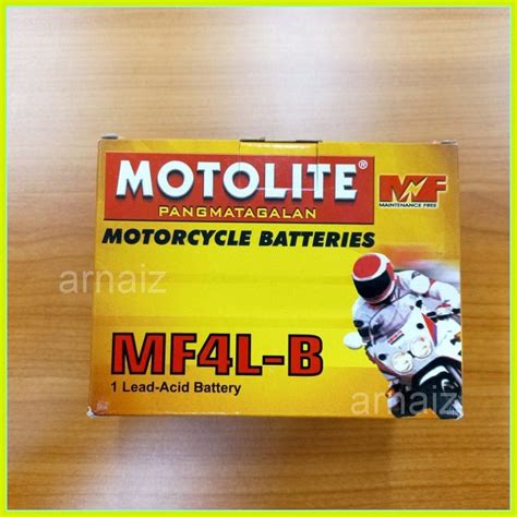 Motolite MF4L B Maintenance Free Motorcycle Battery YTZ5S YT4L BS YTX4L