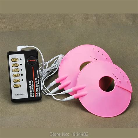 Female Electro Shock Breast Stimulation Paste Electro Shock Massagers