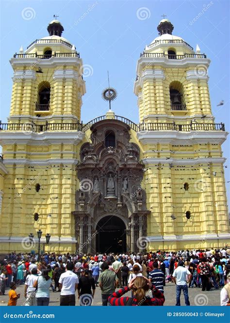 Complex Of The Basilica And Convent Of San Francisco Of Lima Editorial