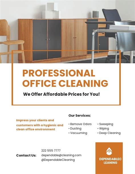 Office Cleaning Flyers Templates